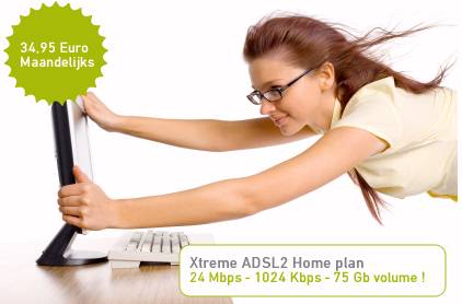 Kies ADSL bij snel en internet